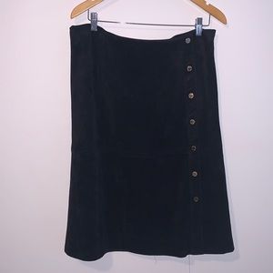 Calvin Klein Size 12 Faux suede A Line like new condition